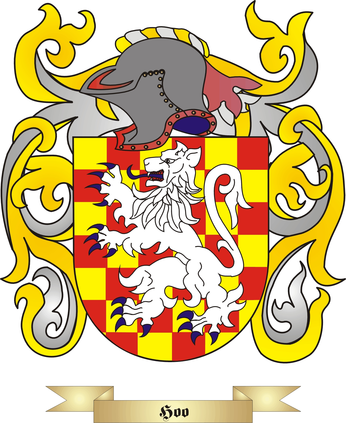 Hoo family crest
